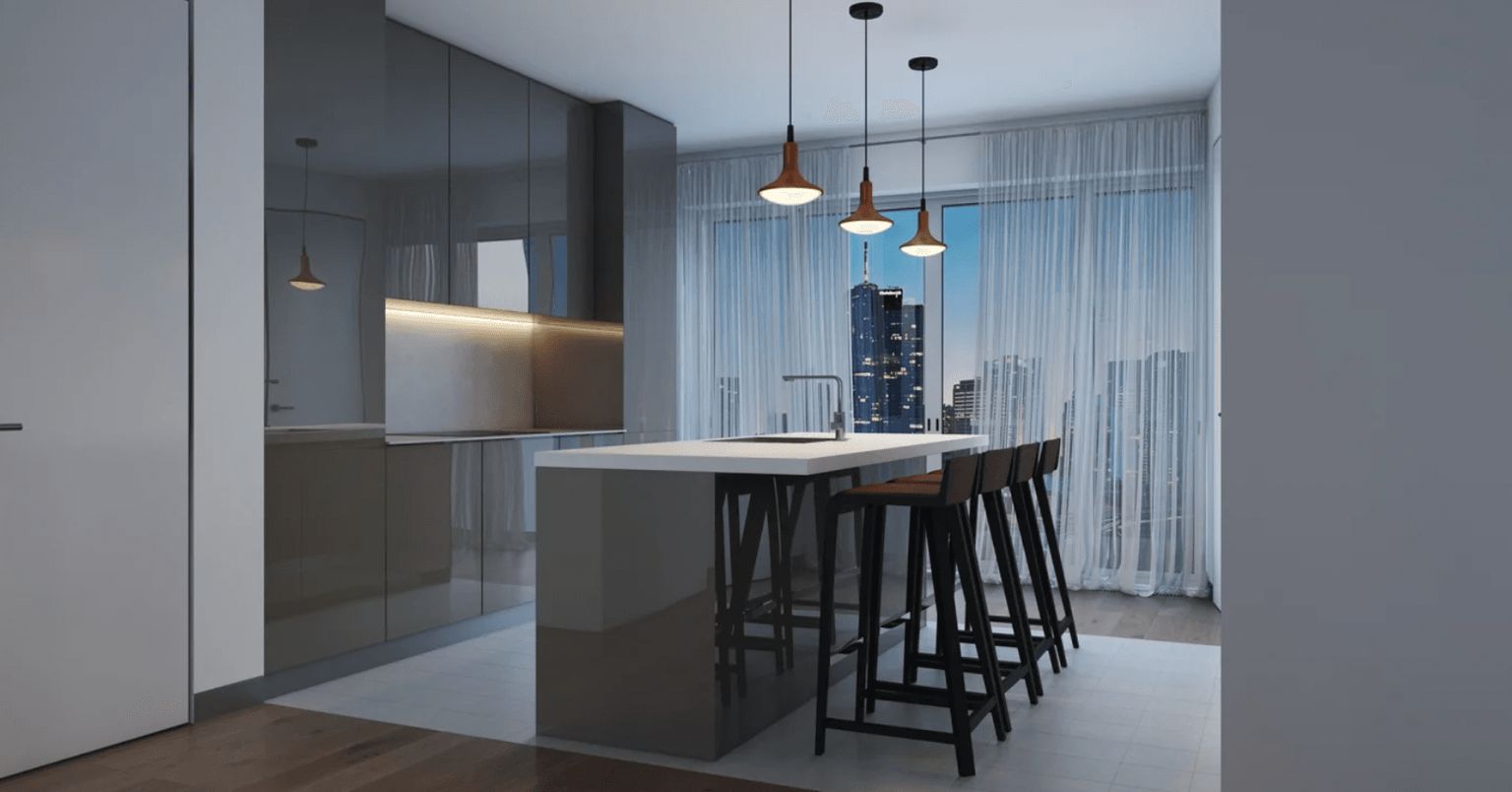 Kitchen Lights Lifestyle CG Image