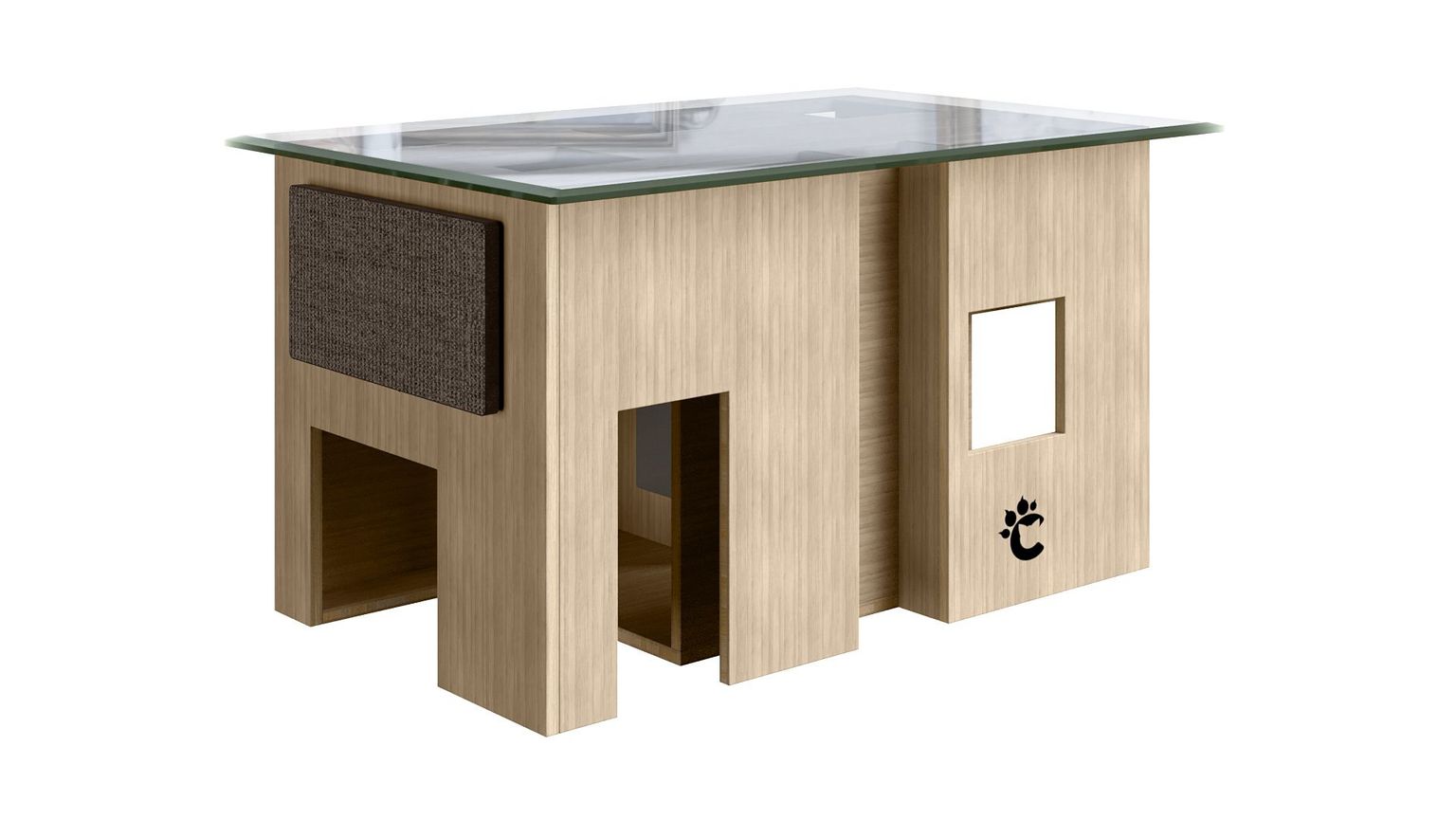 Cat Condo Render. Glass Version