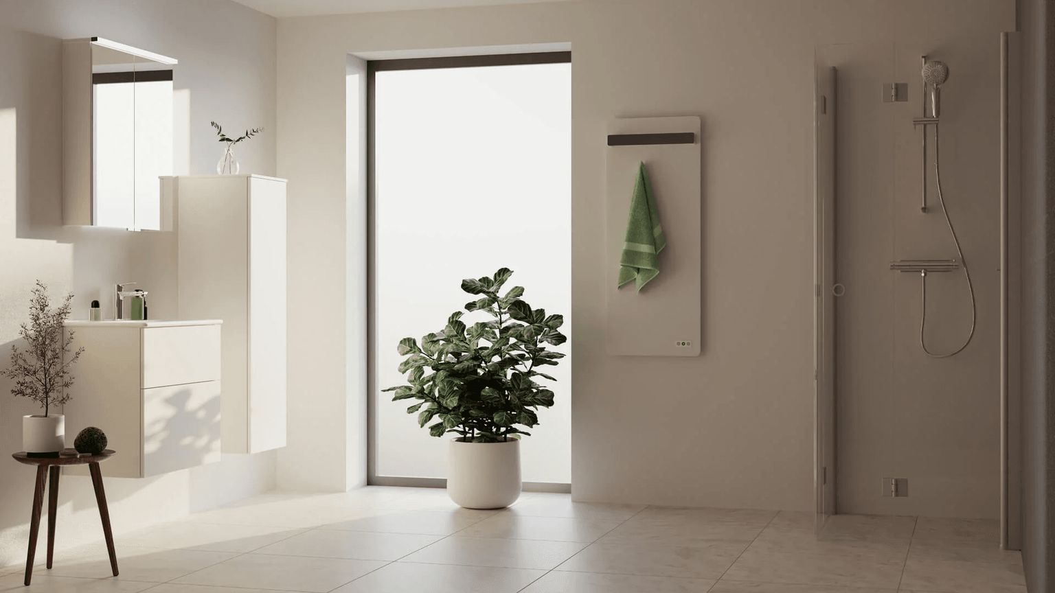 Lifestyle 3D Render of Bathroom Fixtures