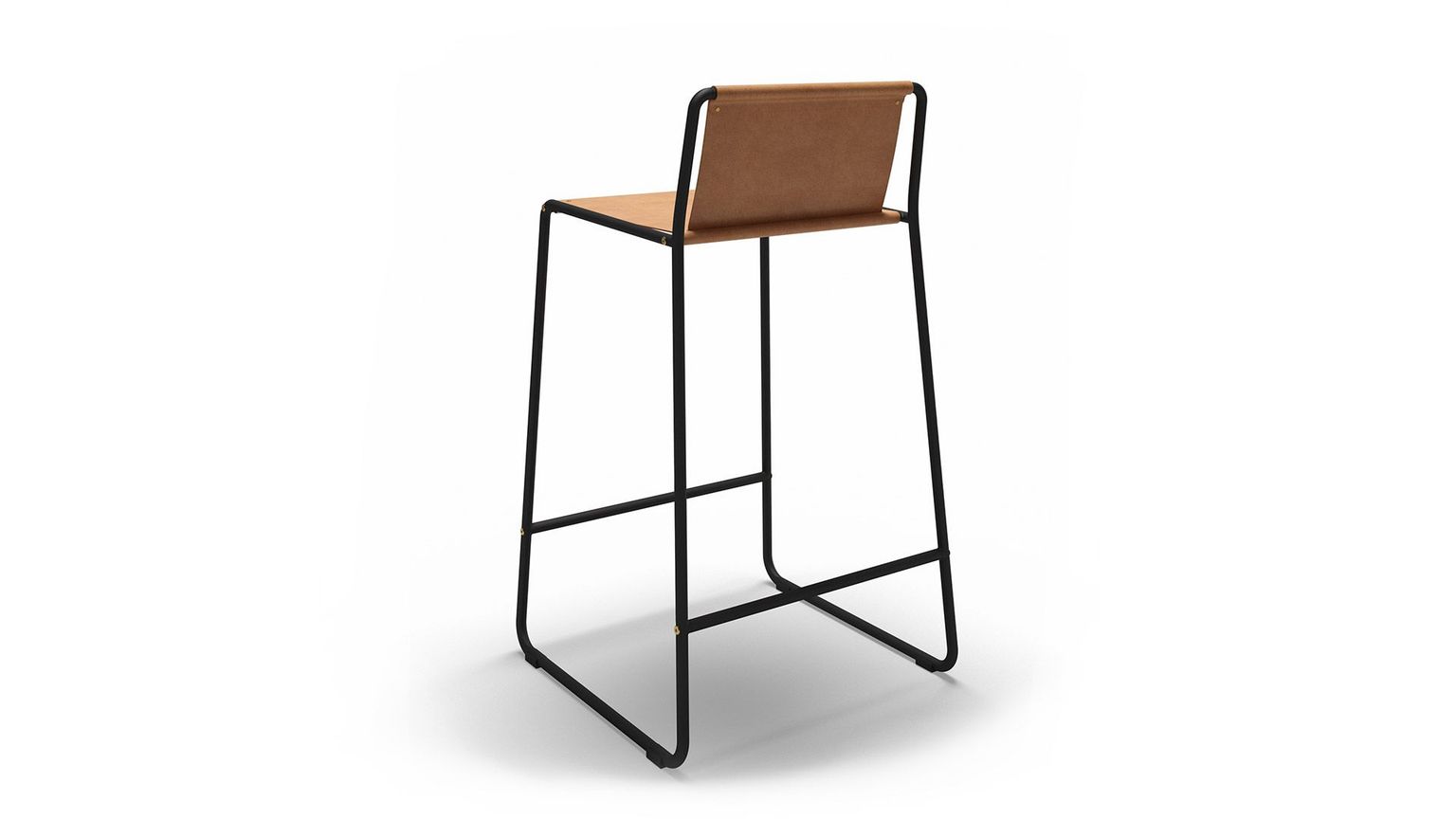 High-Quality 3D Visualization for a Chair on the White Background