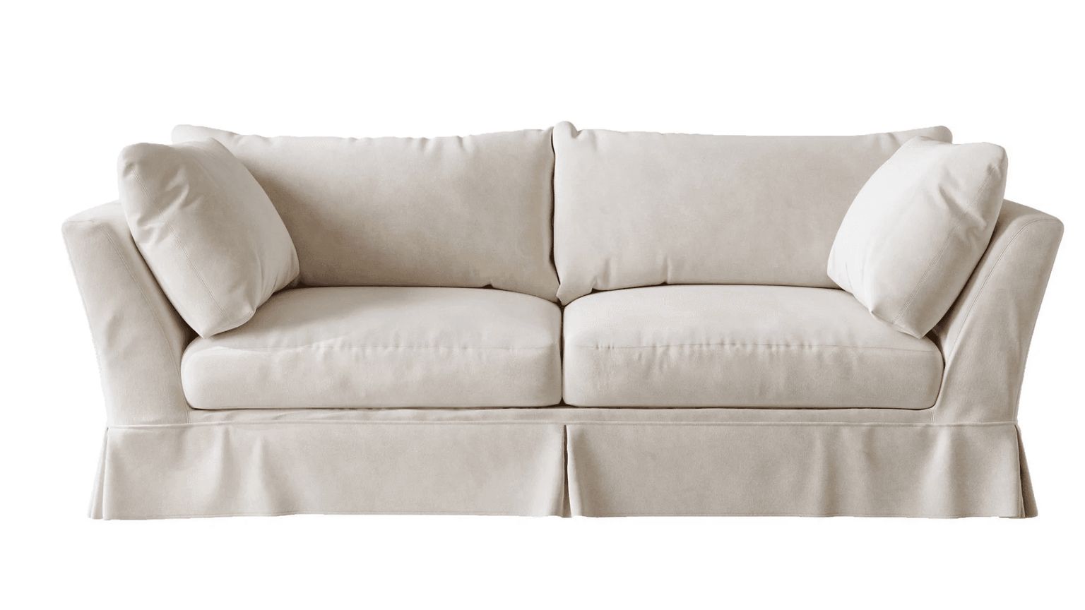 Silo CGI of a White Sofa