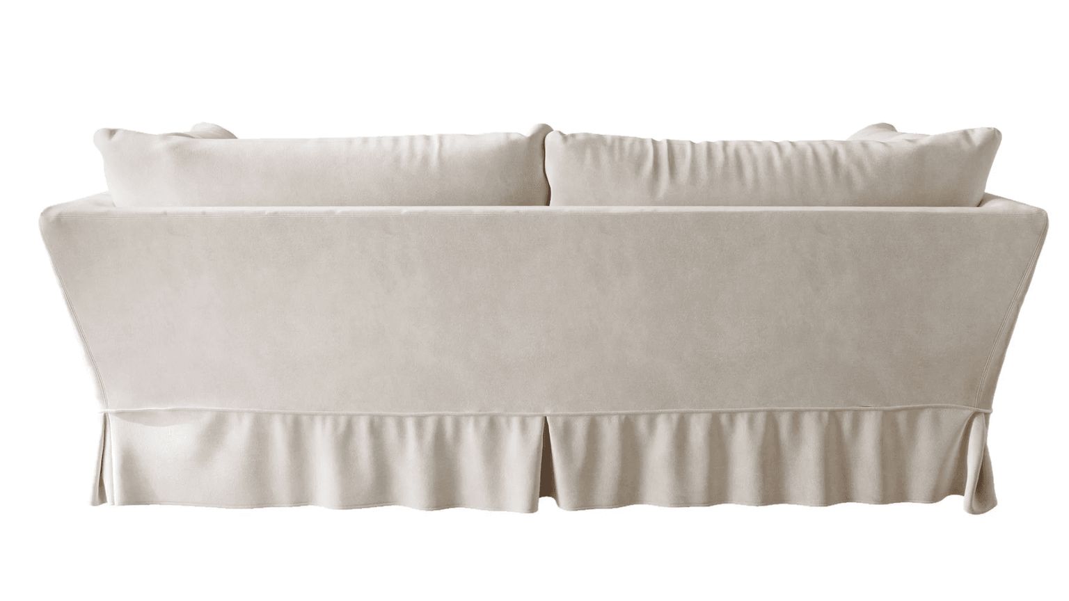 Silo Visualization of a White Sofa