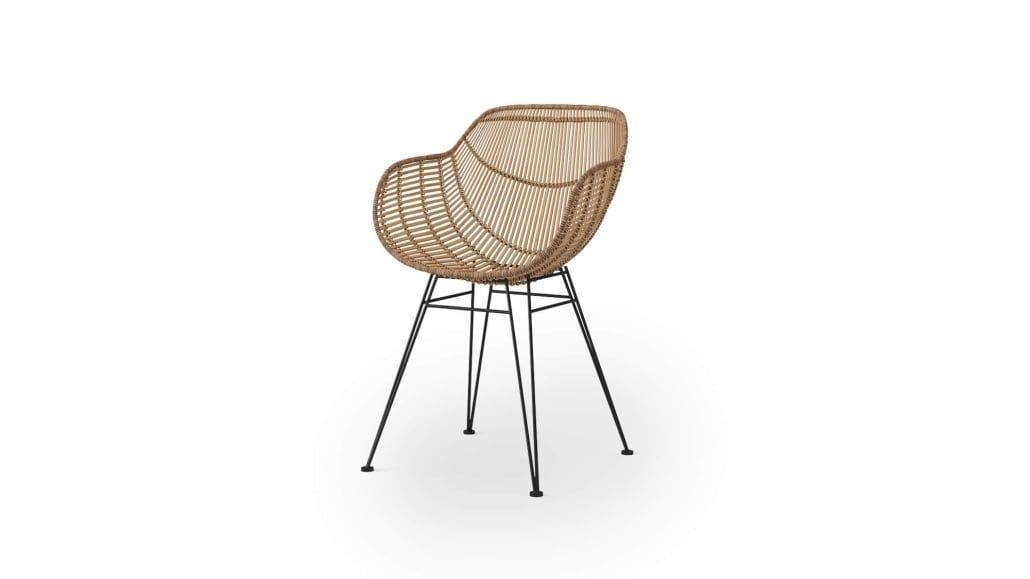 3D rendered image of a modern chair showcasing 3D furniture modeling and visualization