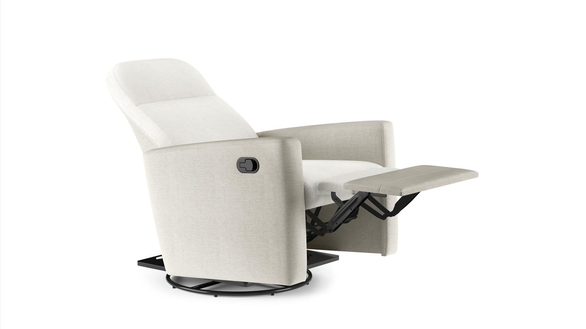 Photorealistic 3D rendering of a recliner chair showcasing detailed product modeling and visualization