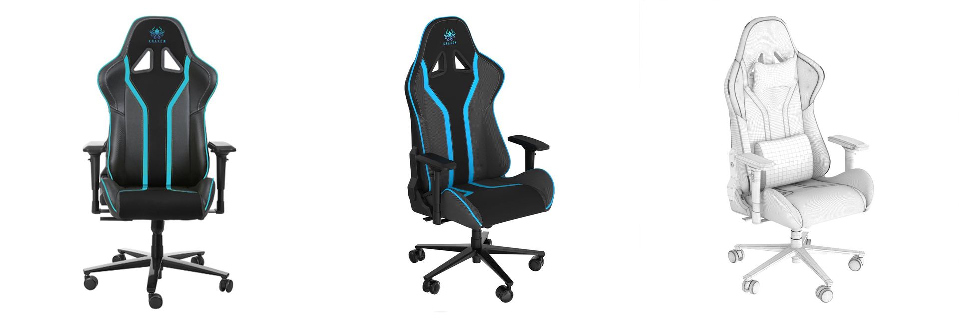 Product Modeling for a Leather Gamer Chair