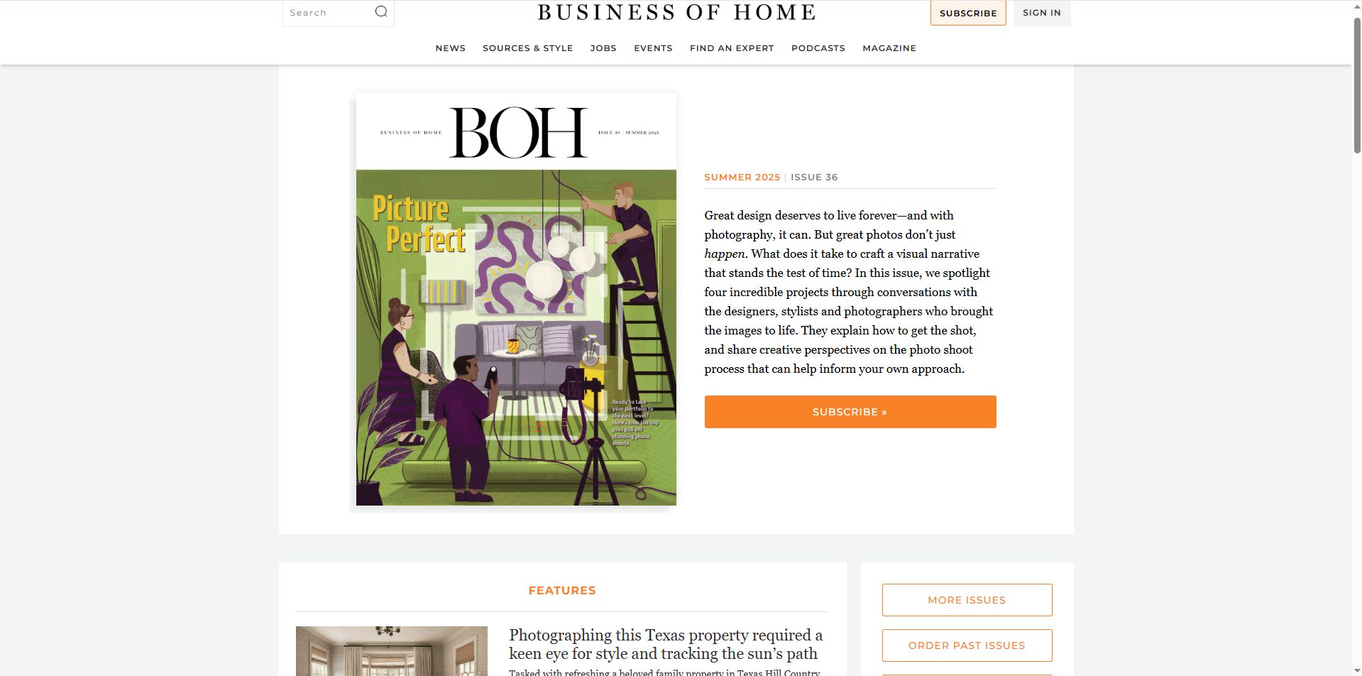 A Sneak Peek of a Business of Home Furniture Online Magazine