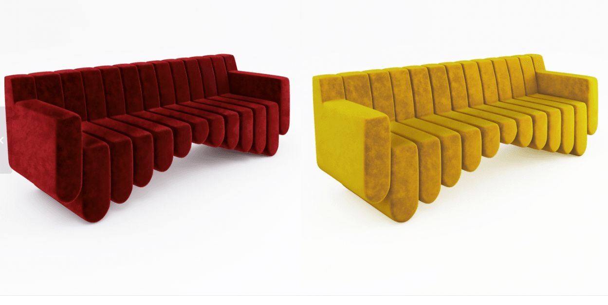 Top-Notch 3D Materials for a Designer Sofa