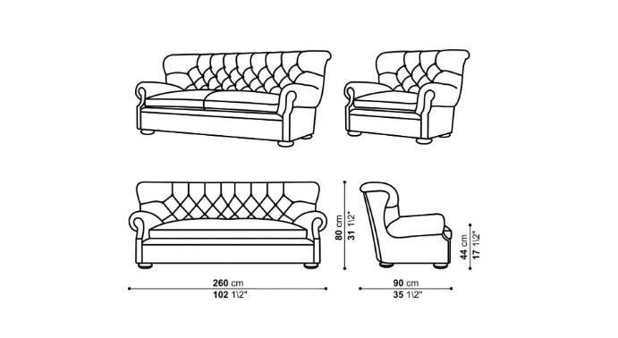 Wireframe Model Drawing for Cushioned Furniture by a Furniture Rendering Company