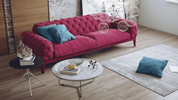 A Modern Sofa Render