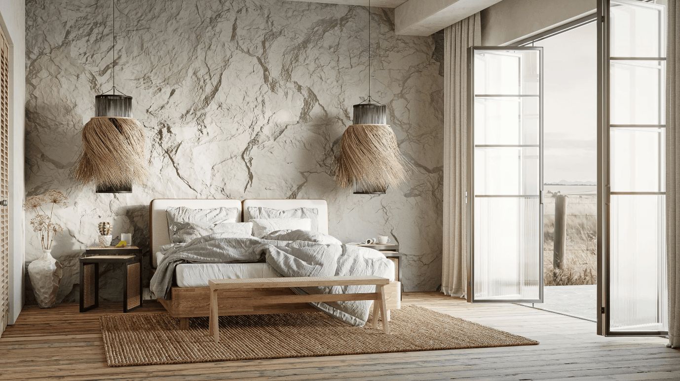 Product CG image of bedroom furniture