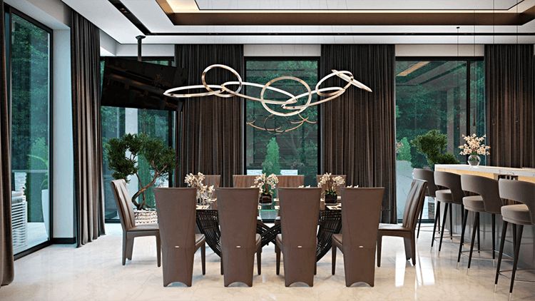 photorealistic 3D furniture for kitchen lifestyle scene