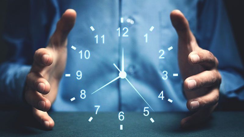 A Man Visualizing Time Allocated for Virtual 3D Product Photography