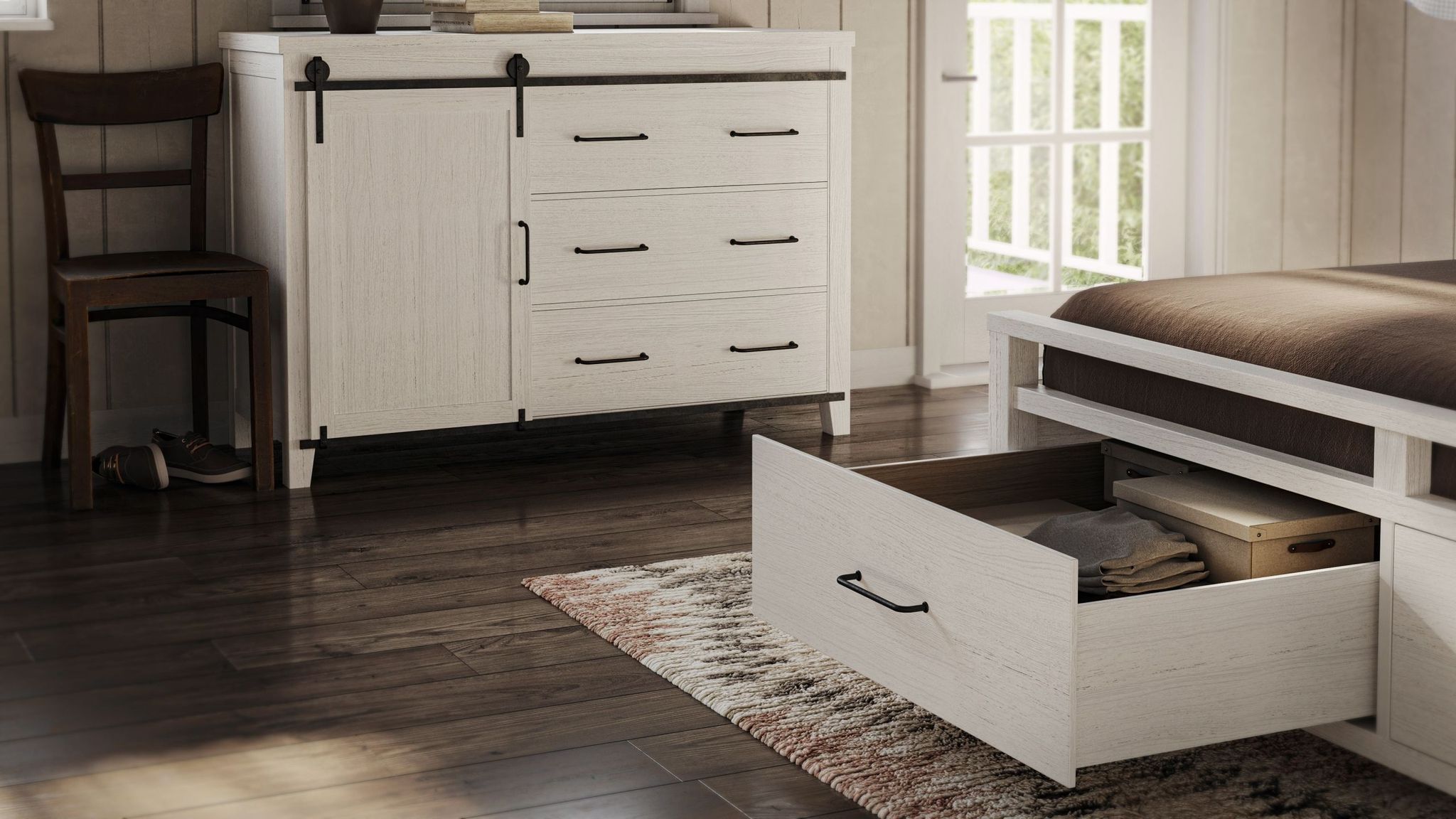 Lifestyle Rendering for a Product in a Residential Interior