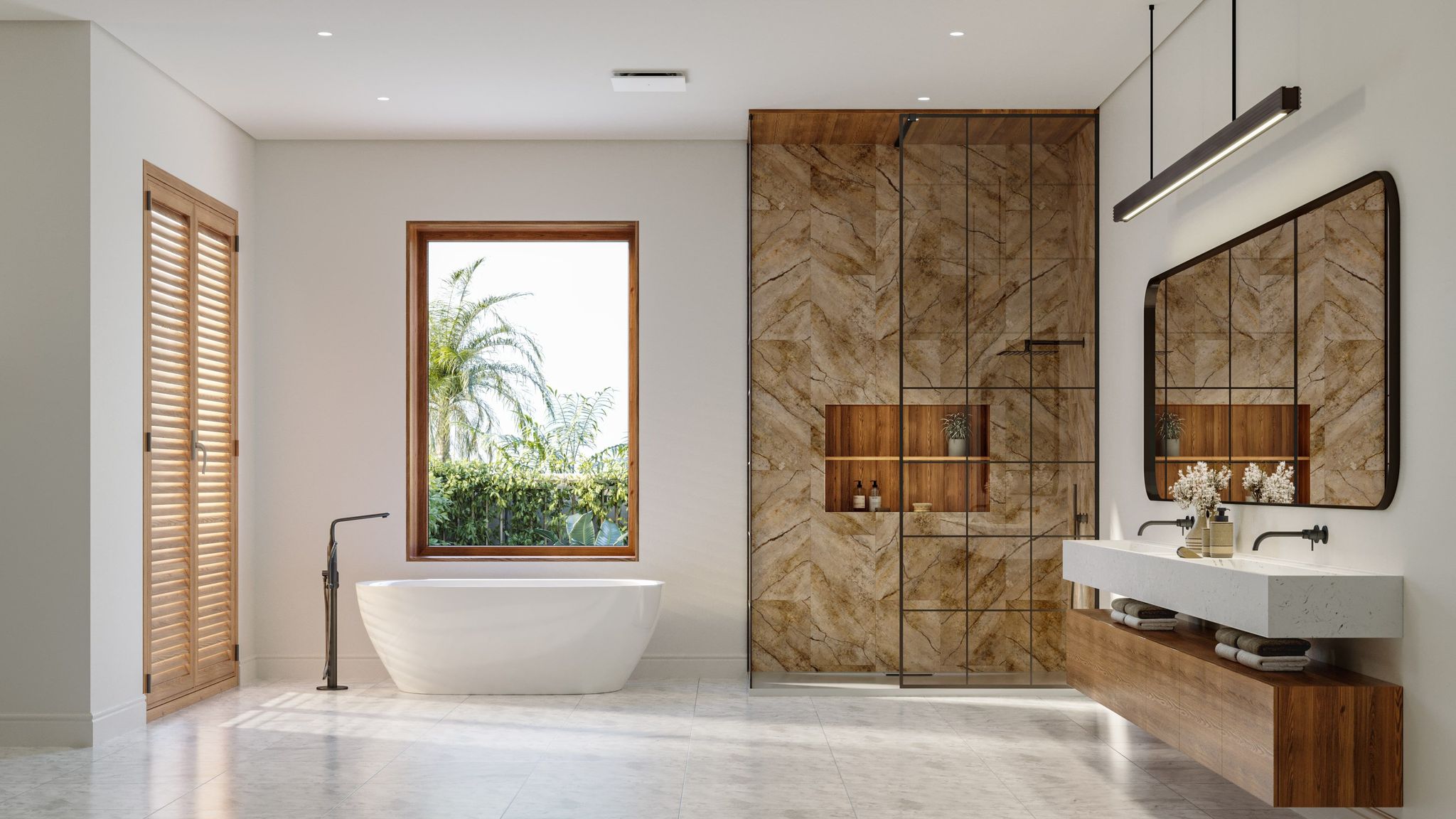 Brown Bathroom Lifestyle for an Air Vent