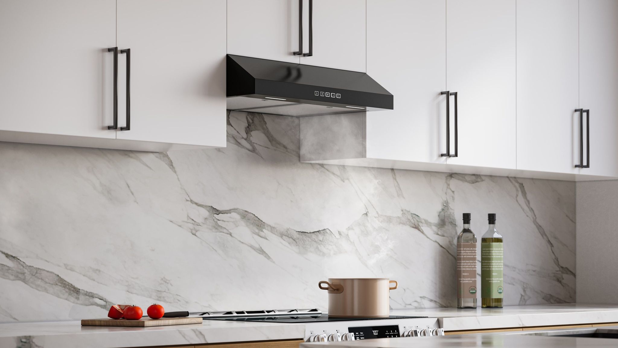 Range Hood Close Up Render