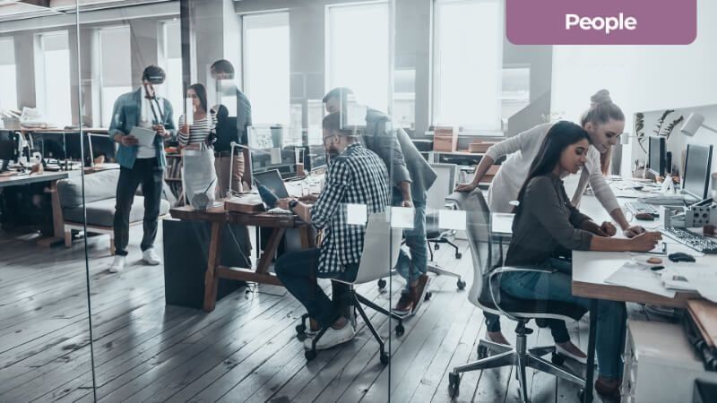 Various Specialists Working on Digital Marketing Tactic