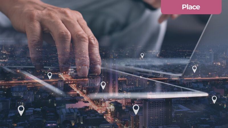 A Visualization of the Place Aspect of 7P’s Digital Marketing Tactic