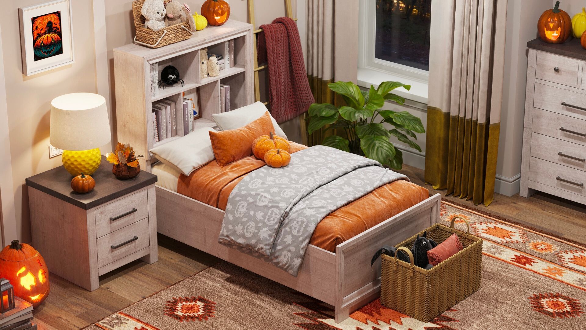 Children's Bedroom Furniture Halloween Theme