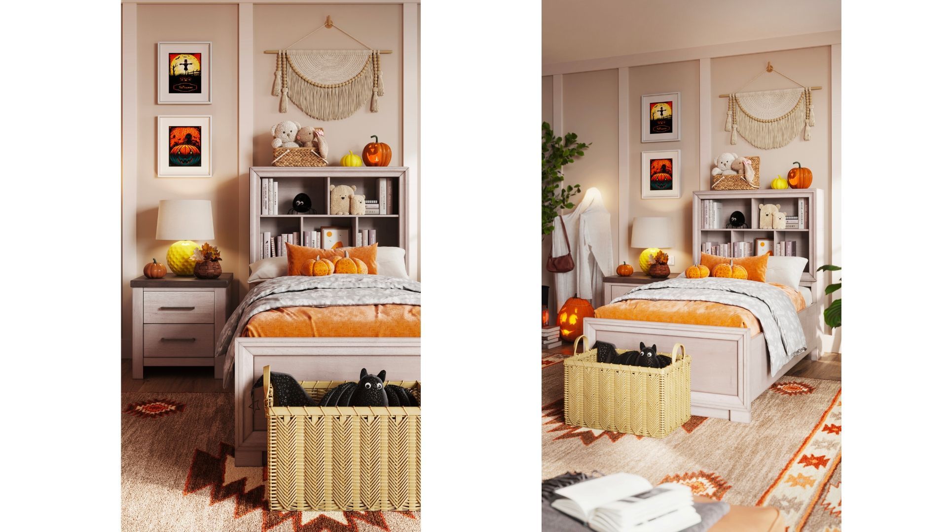 Children's Bedroom with Halloween Twist