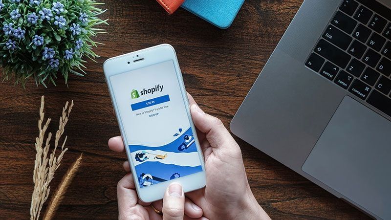 A Smartphone with Furniture Website Optimized for Marketing Campaign