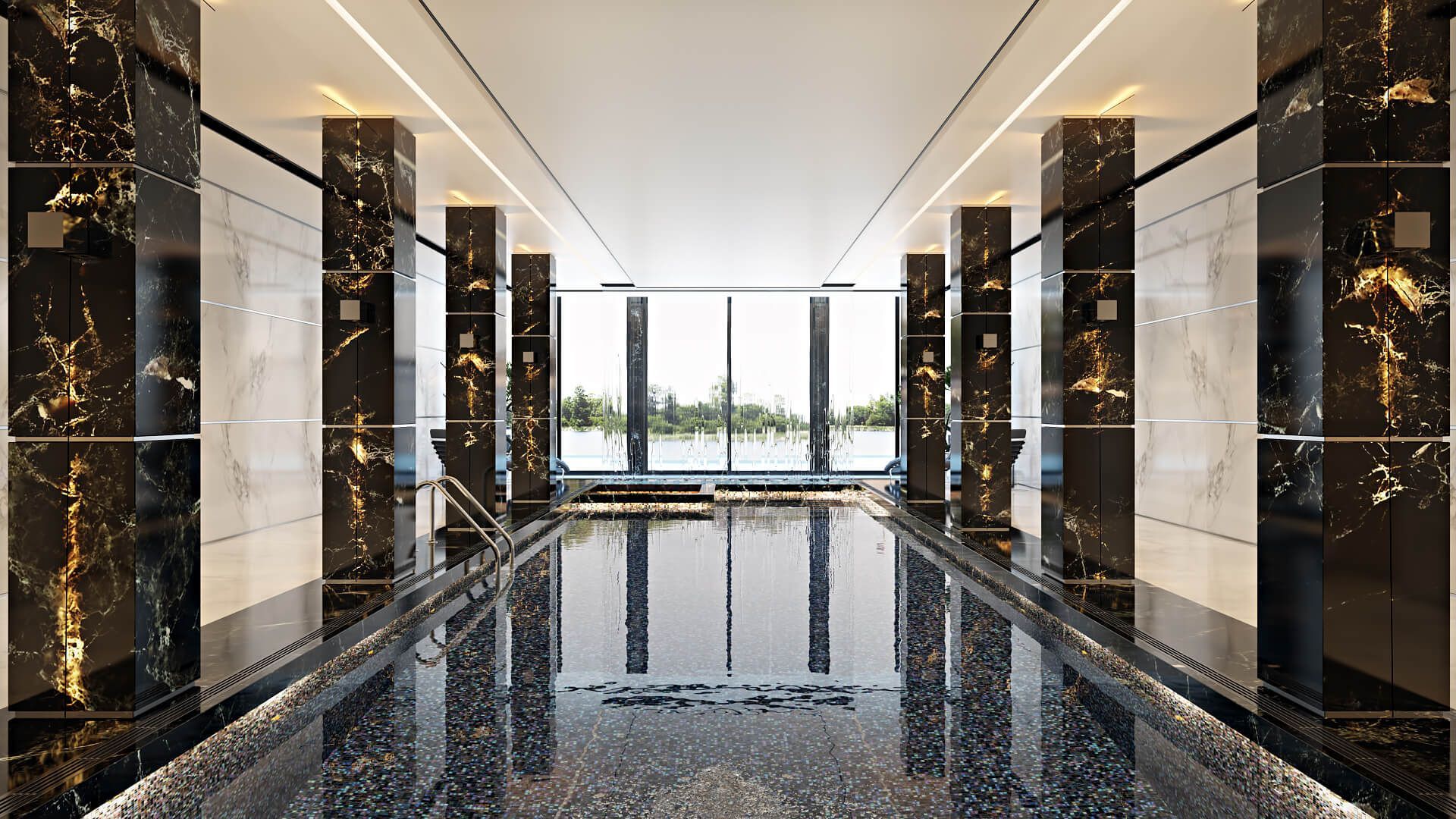 First-Class 3D Visualization for a Pool