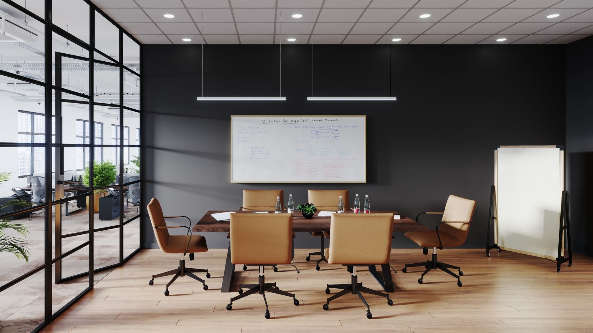 Office Furniture 3D Visualization