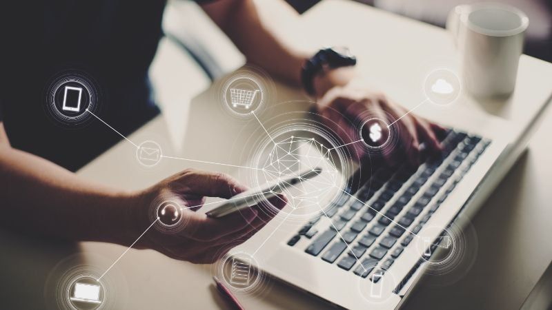 A Customer Using Outstanding eCommerce Site on Their Smartphone