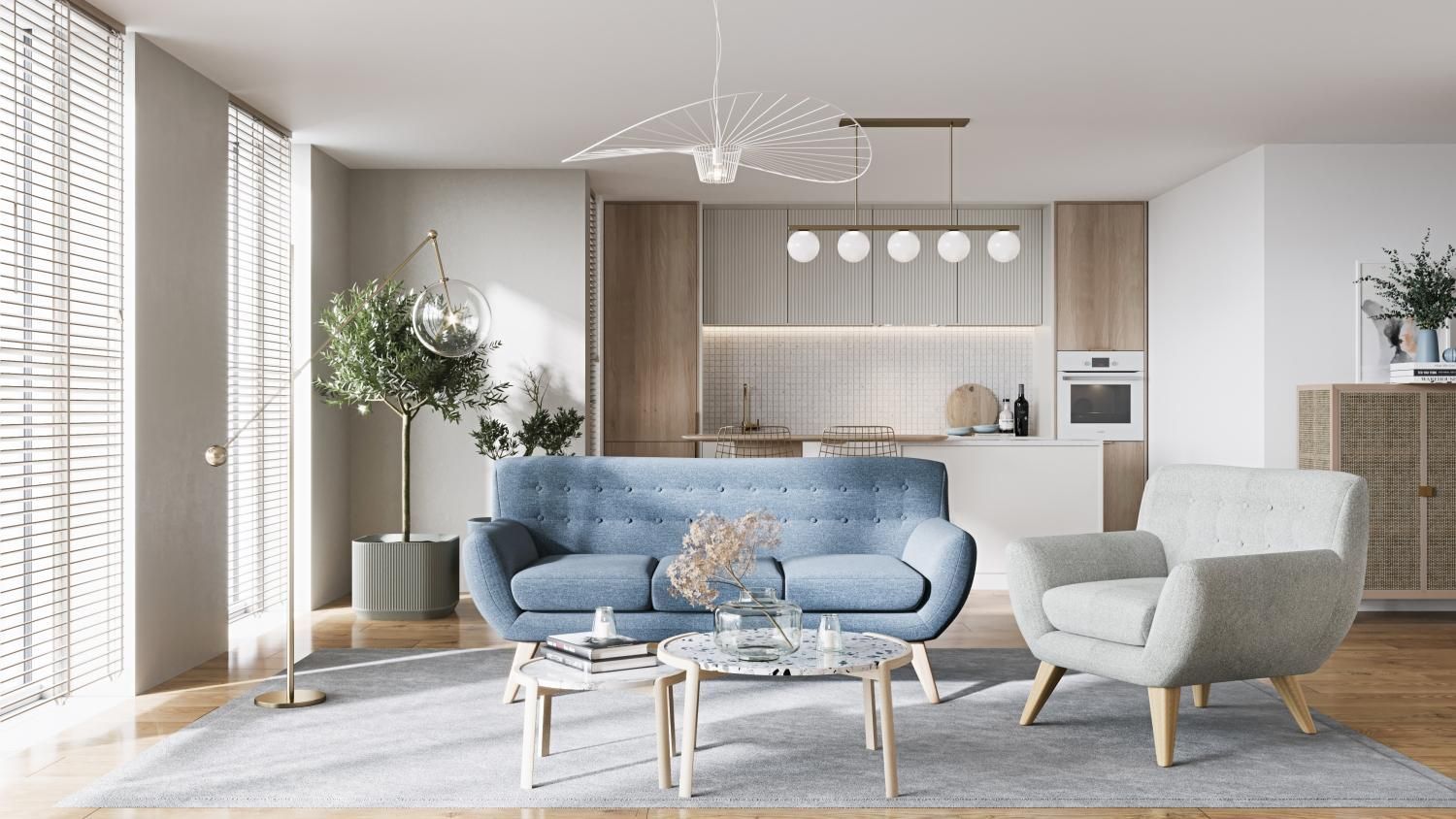 Modern Studio 3D Setting