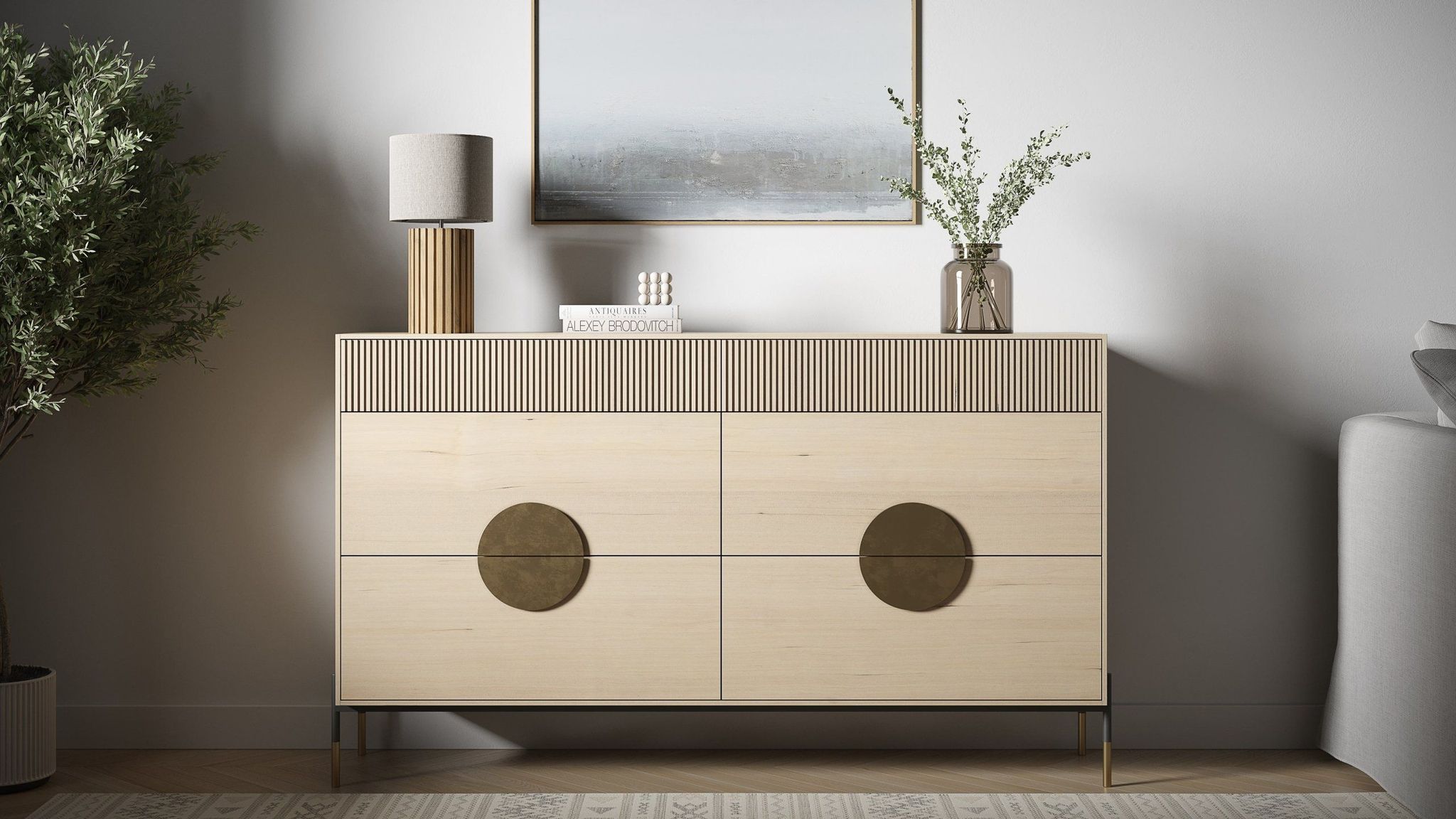 Cabinet Furniture CG Render