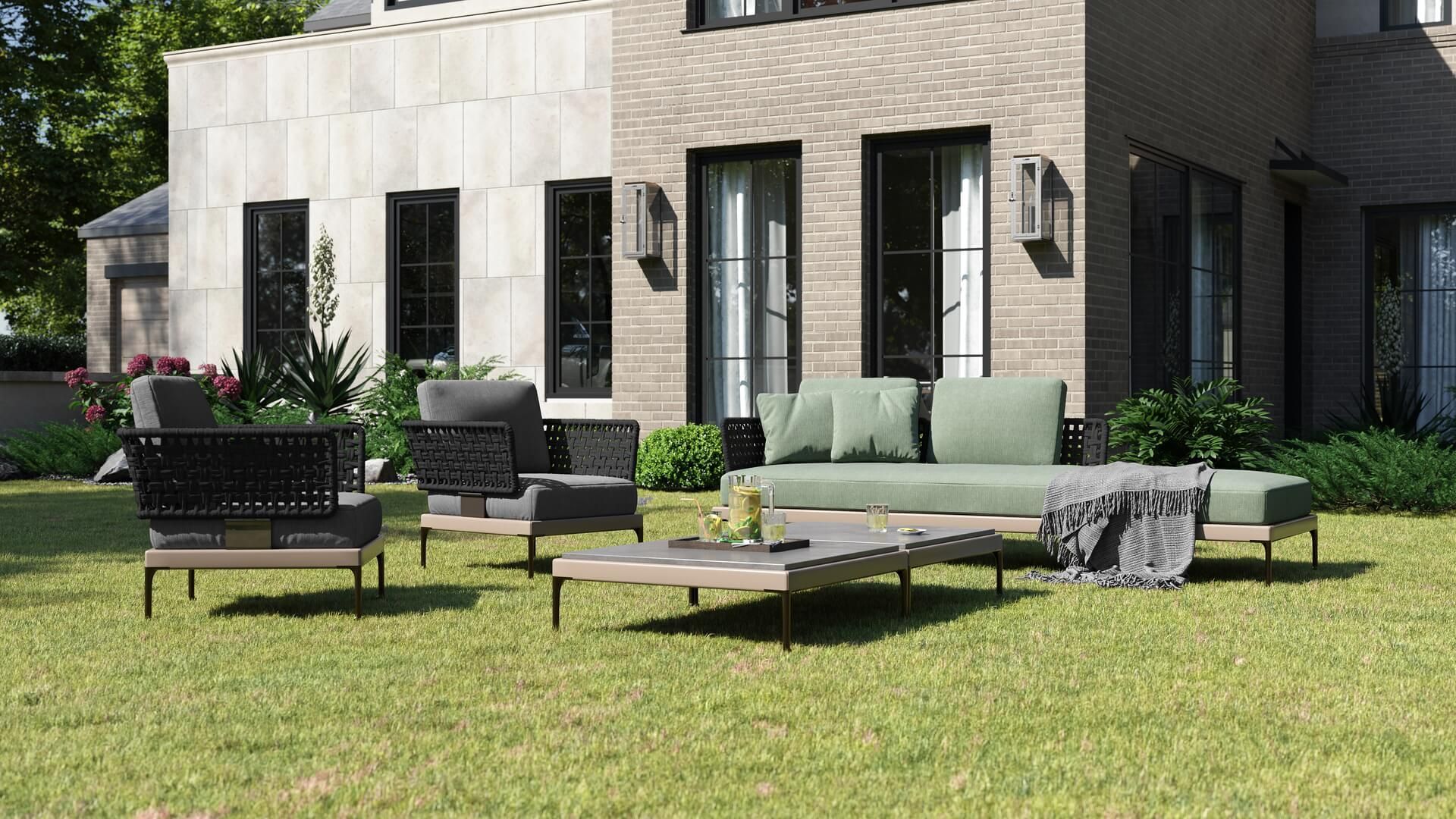 Alternative Color Option for Furniture 3D Rendering