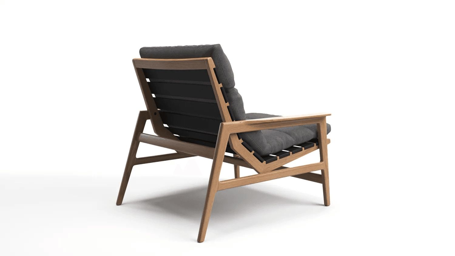 Chair 3D model in post-production