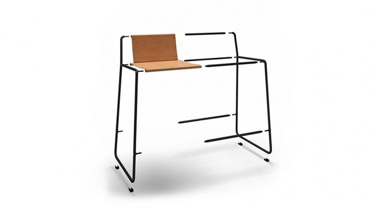 A Shot Showcasing How the Construction of the Chair Works