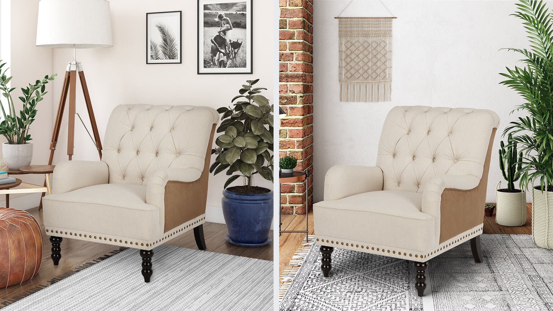 3D Product Rendering of an Armchair