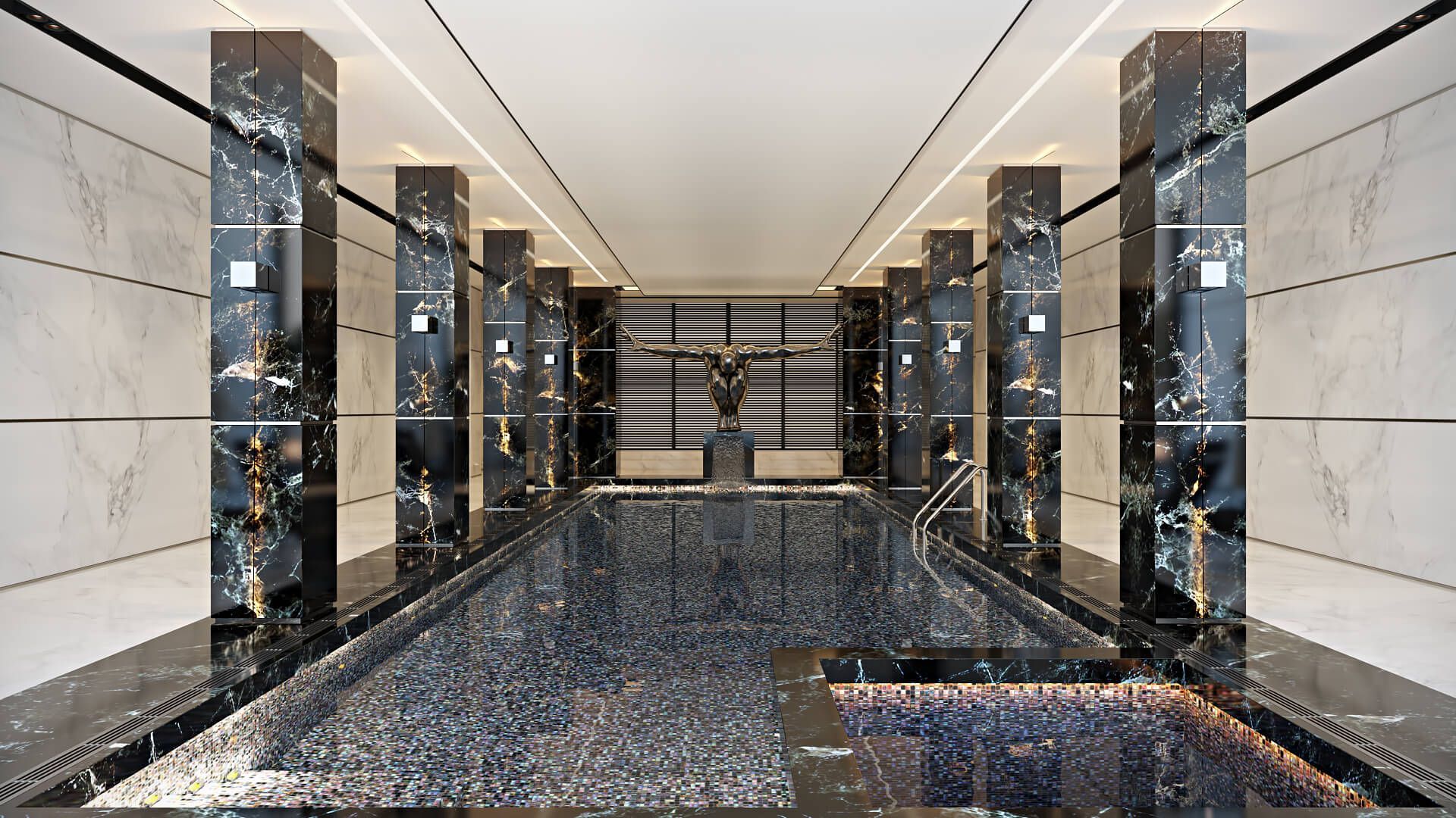 Professional Product Rendering for a Gym Pool Design