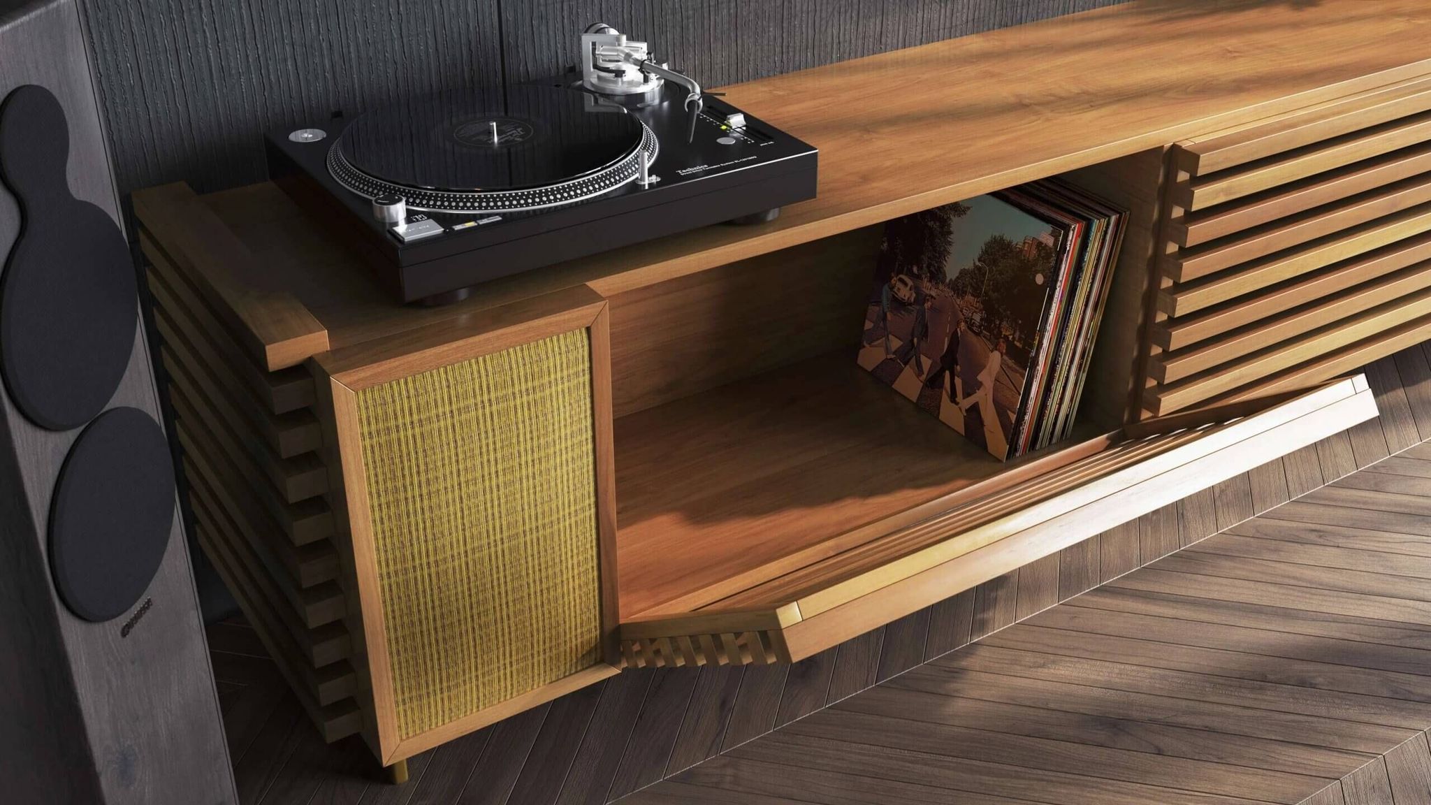 Cabinet furniture rendering