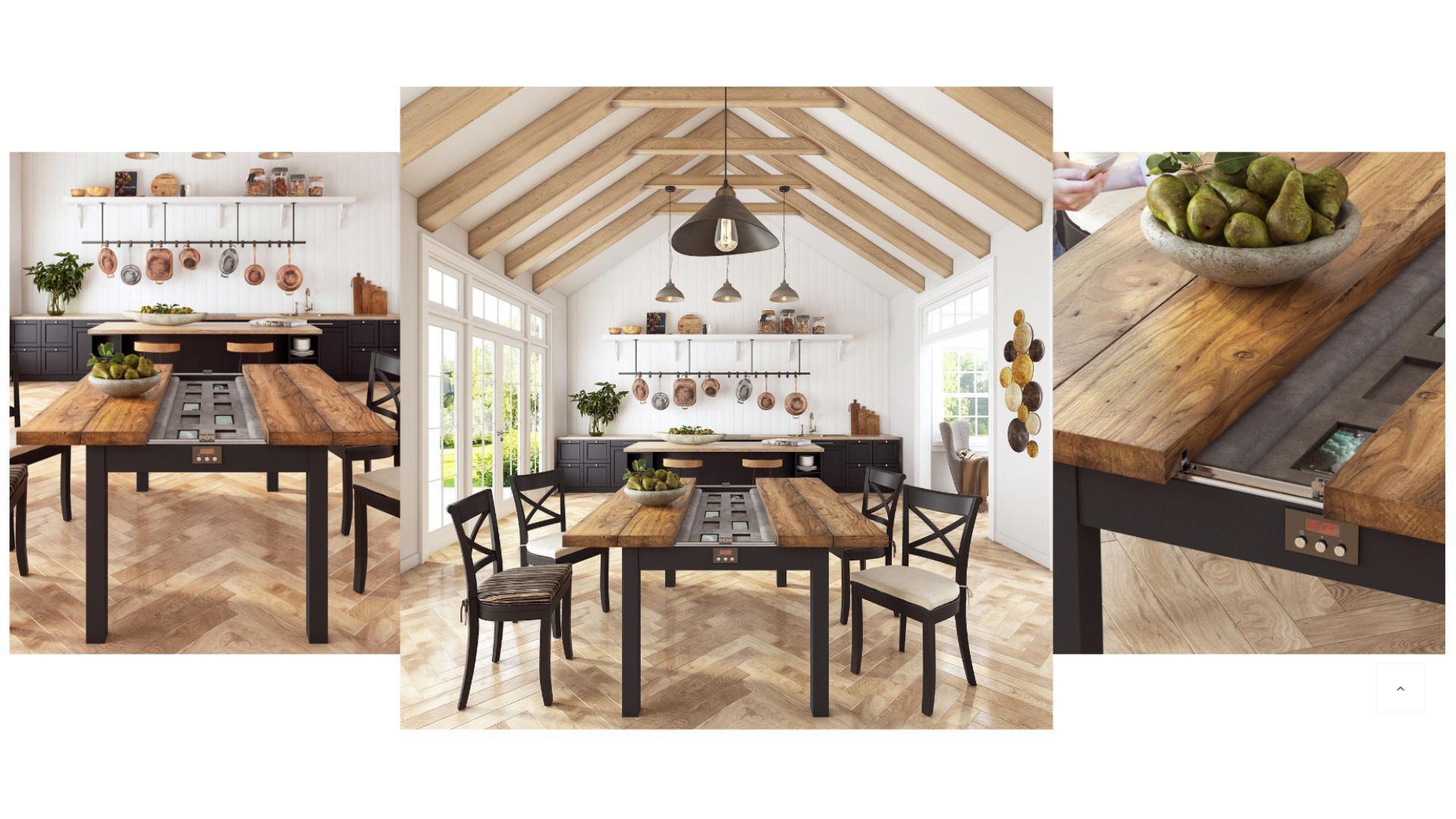 Lifestyle 3D Renders for The Table Vault Custom Design