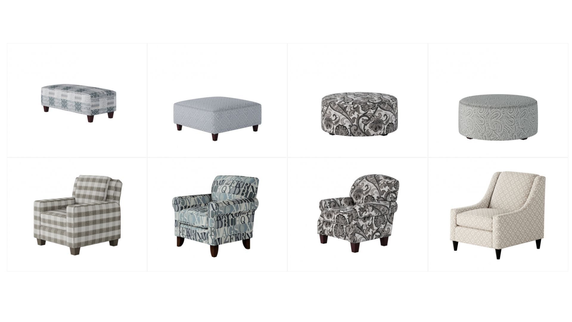 3D Models of Upholstered Furniture
