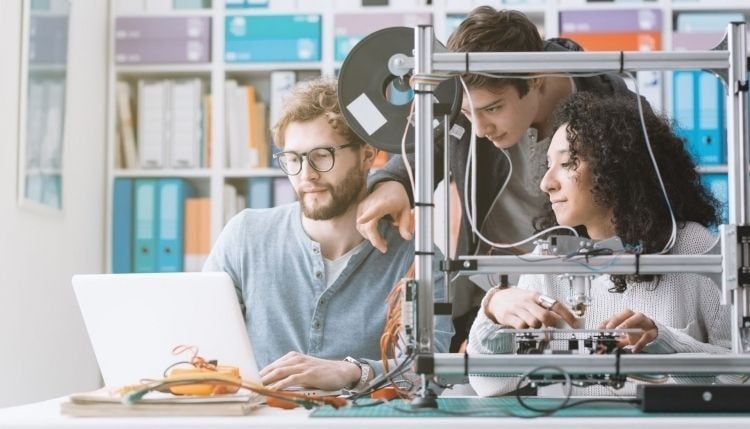 Print 3D modeling: Parts development