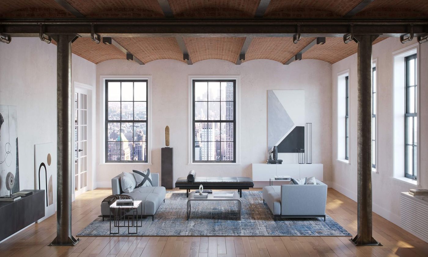 Industrial Interior Design CGI