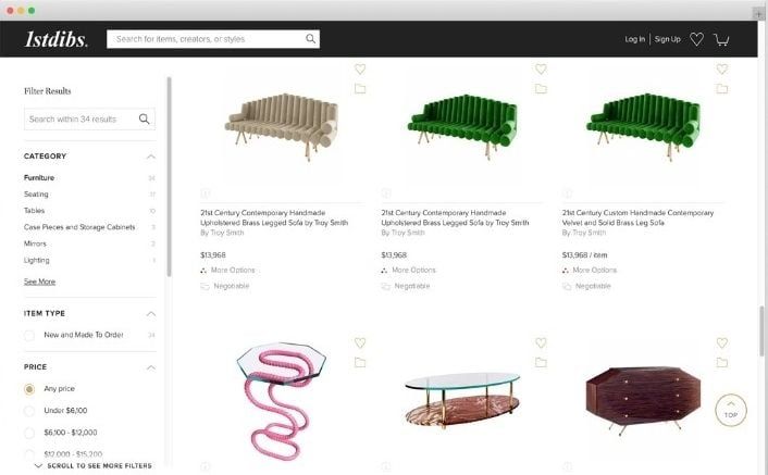 A Popular Online Furniture Store