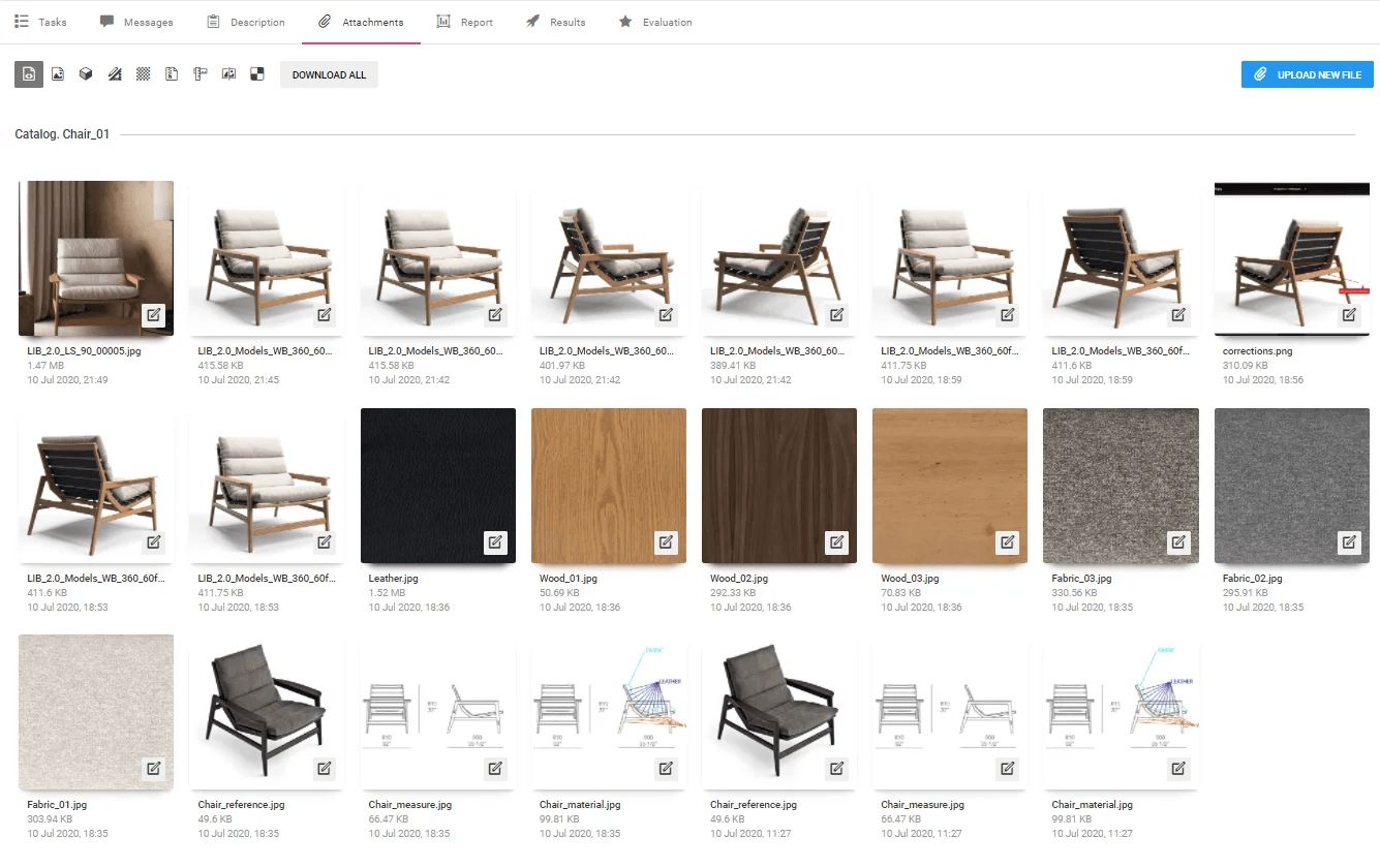 Technical assigment materials