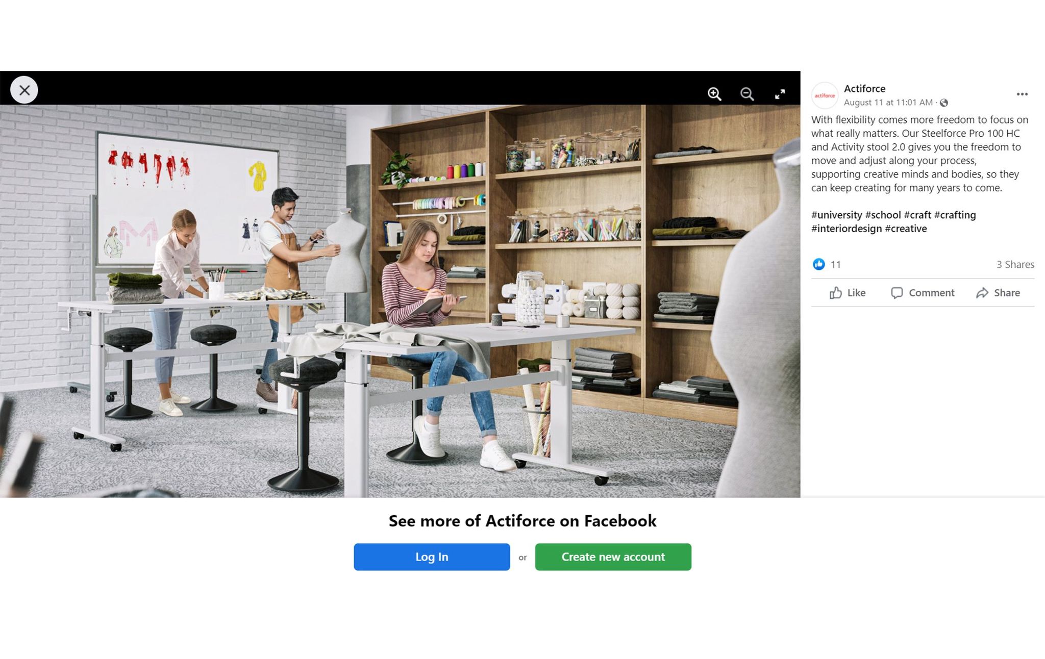 3D rendering of a creative workspace featuring bespoke furniture modeling and realistic interior visualization.