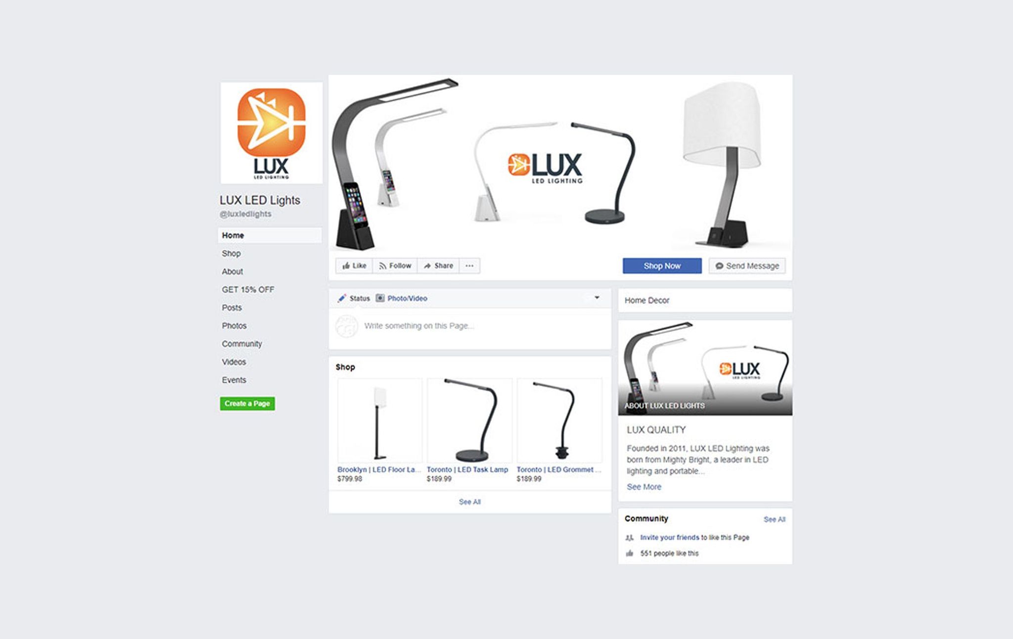 3D product rendering and visualization of LED lamps for interior design