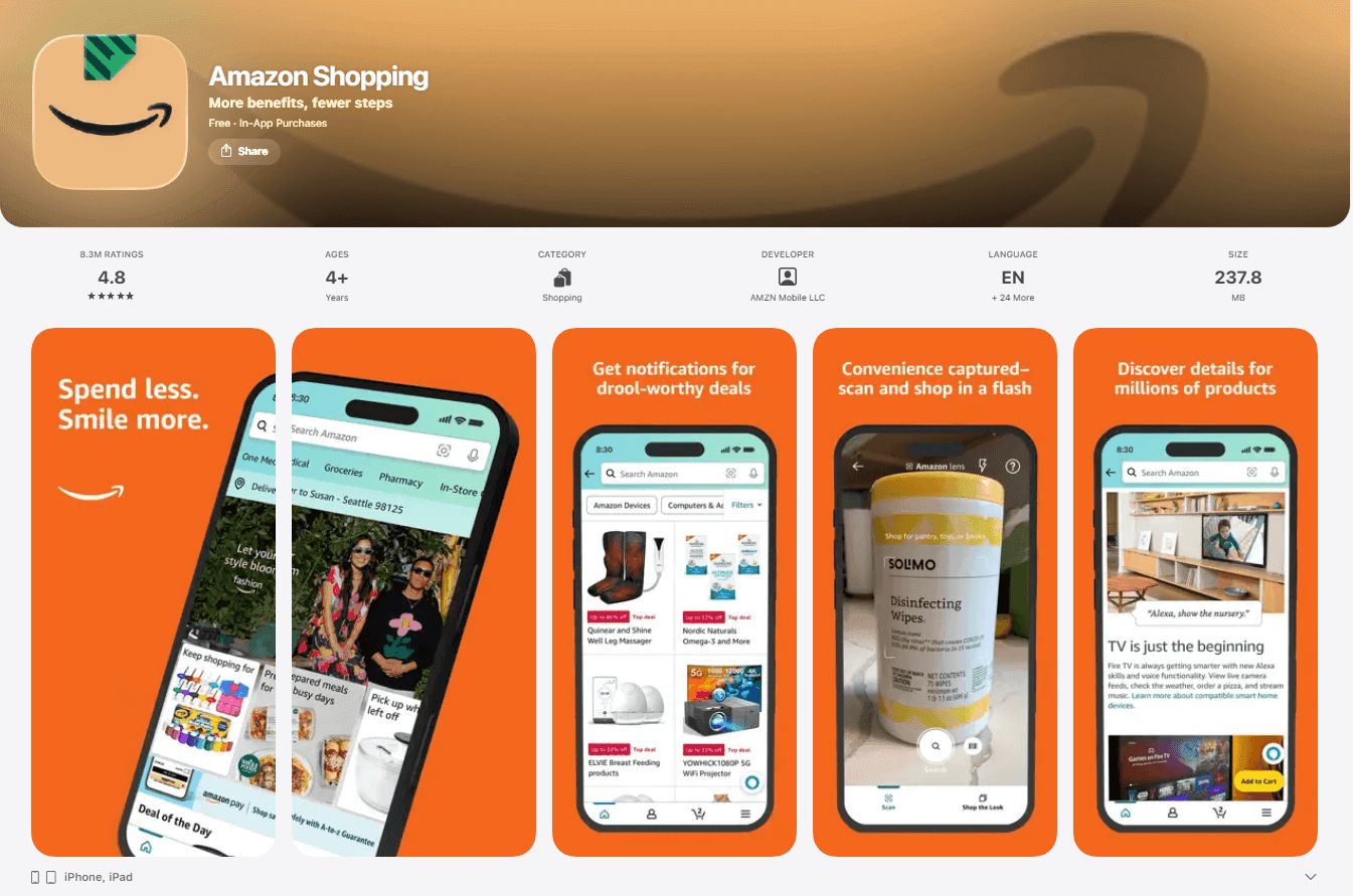 Amazon Furniture Shopping App
