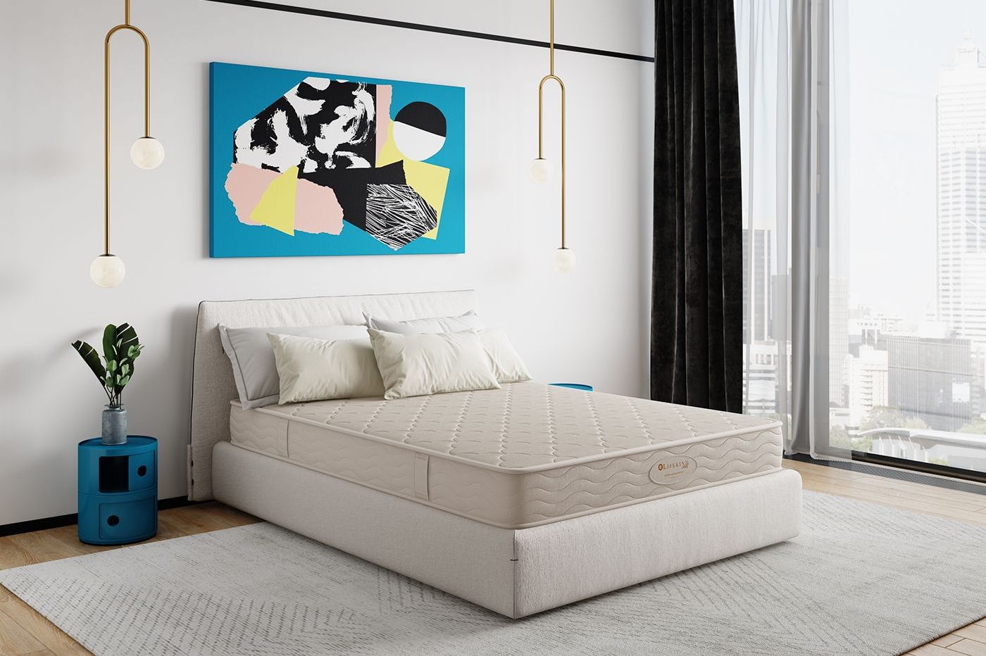Lifestyle Product CGI for OMI Mattresses