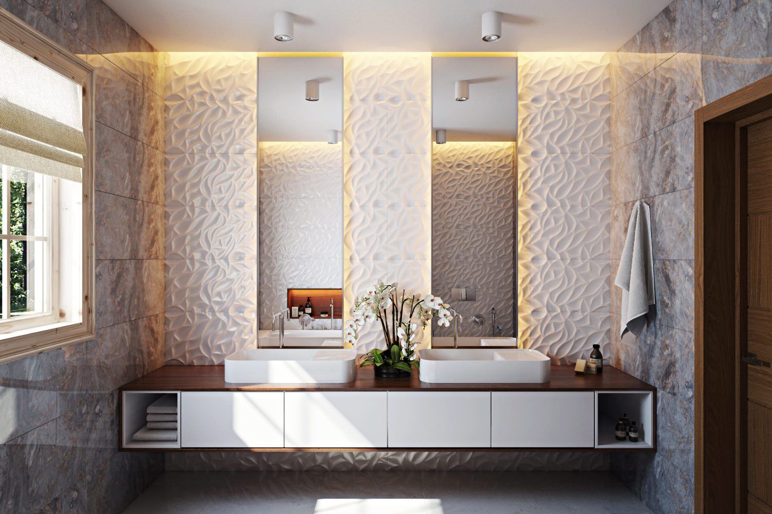 3D Product Render for a Sink from a Modern Bathroom Collection