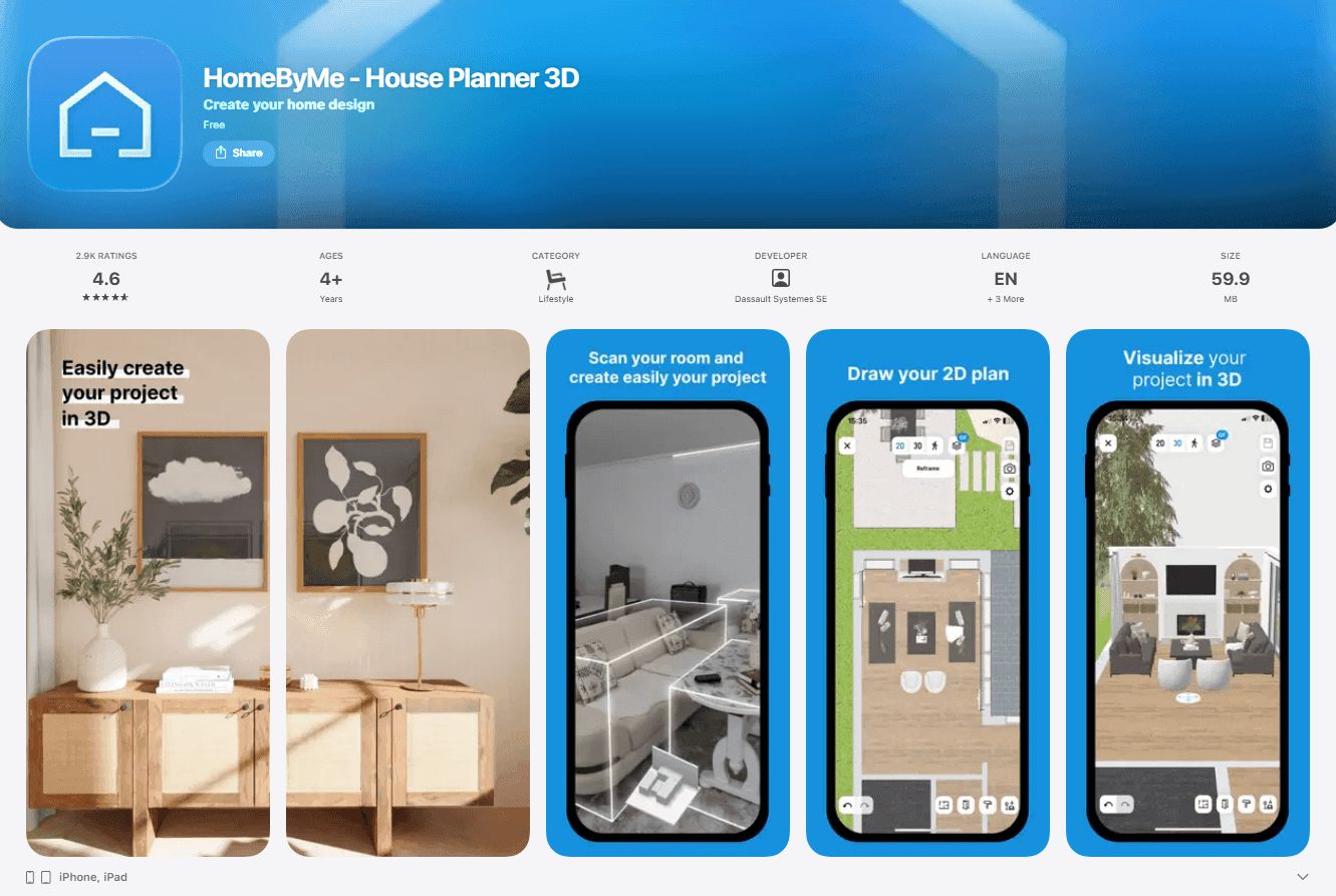 Home By Me Furniture Shopping App