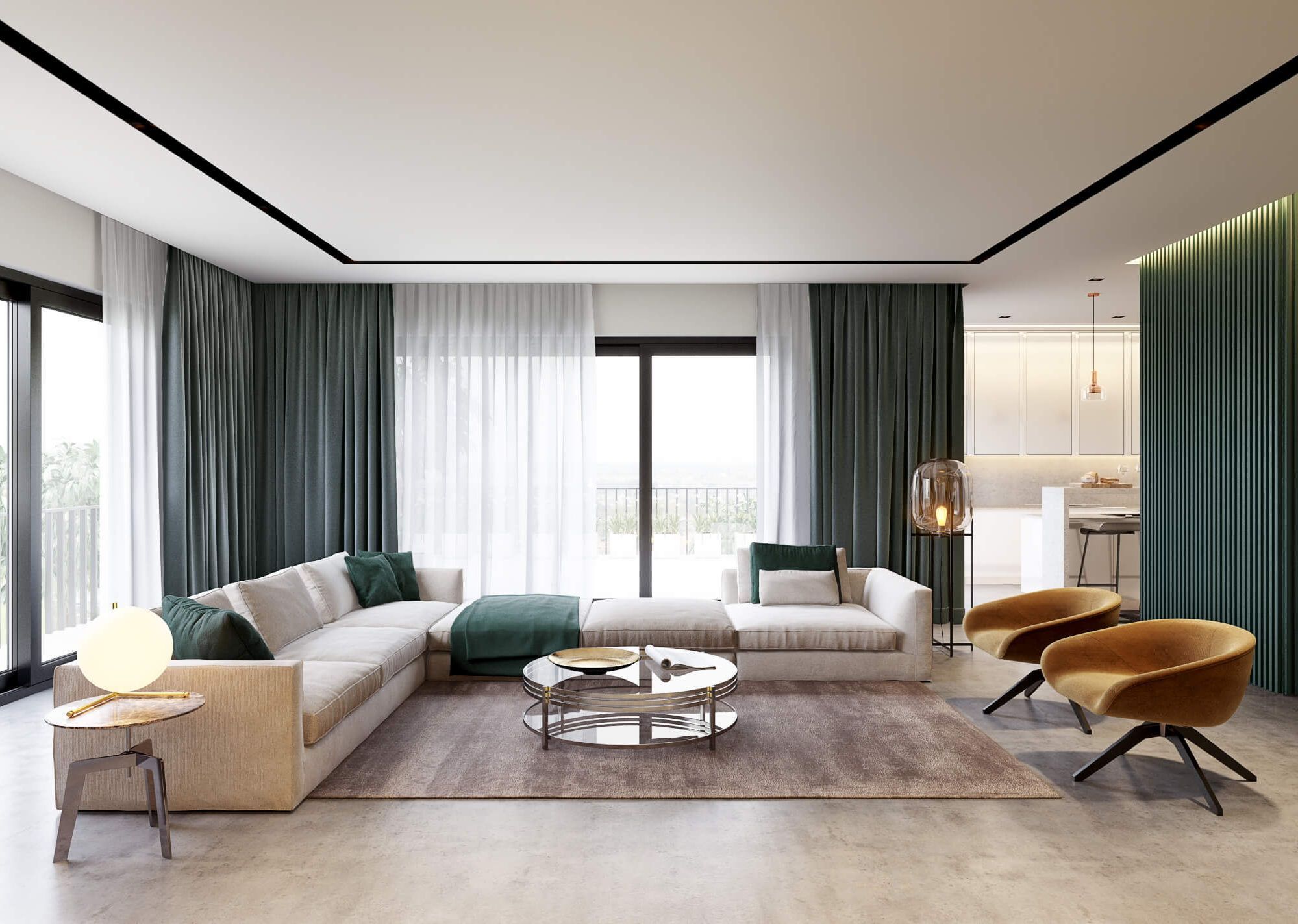 Lifestyle 3D Visualization for a Soft Furniture Set