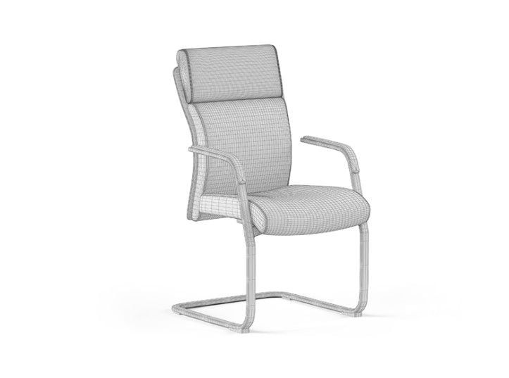 A High-Poly Chair 3D Model for a Furniture Project by 3D Rendering Companies