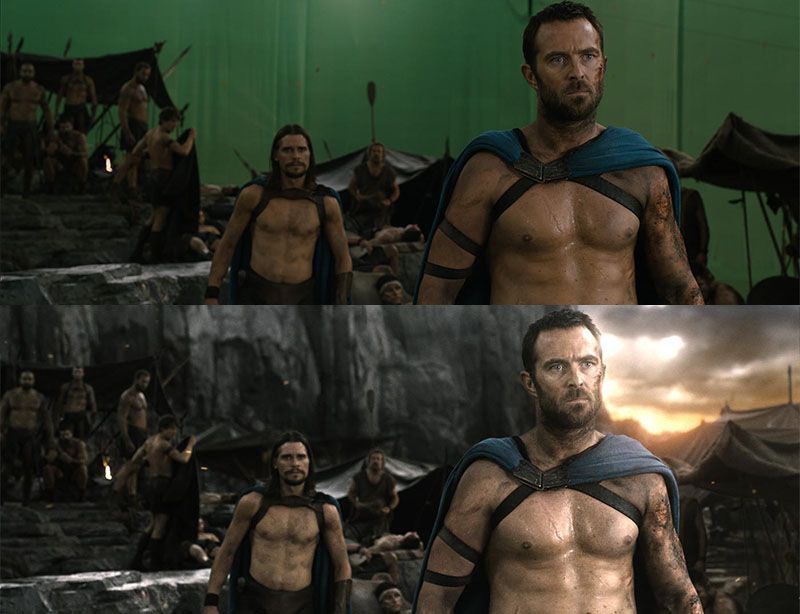 Visual effect in movies